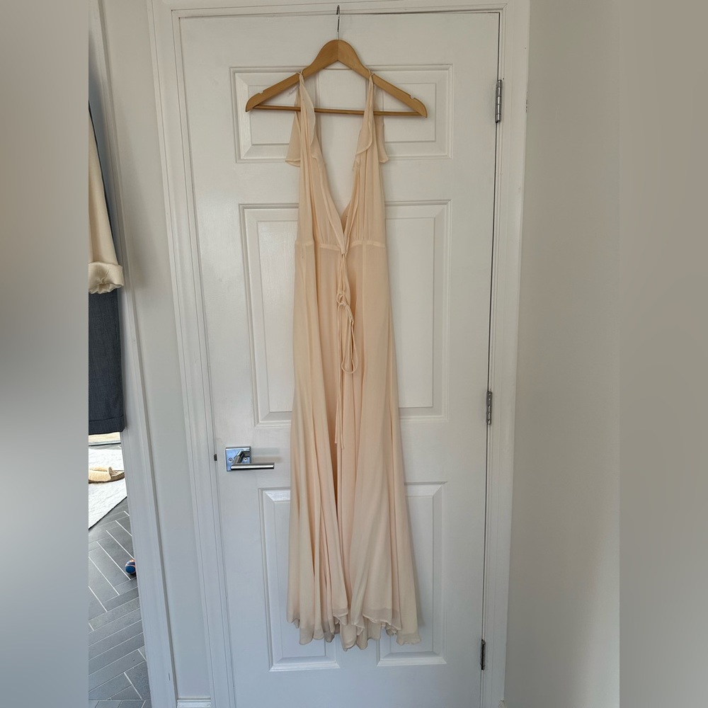 Reformation cream dress